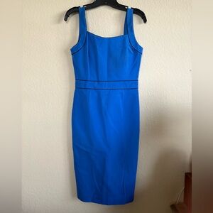Banana Republic Vibrant Blue Midi Dress